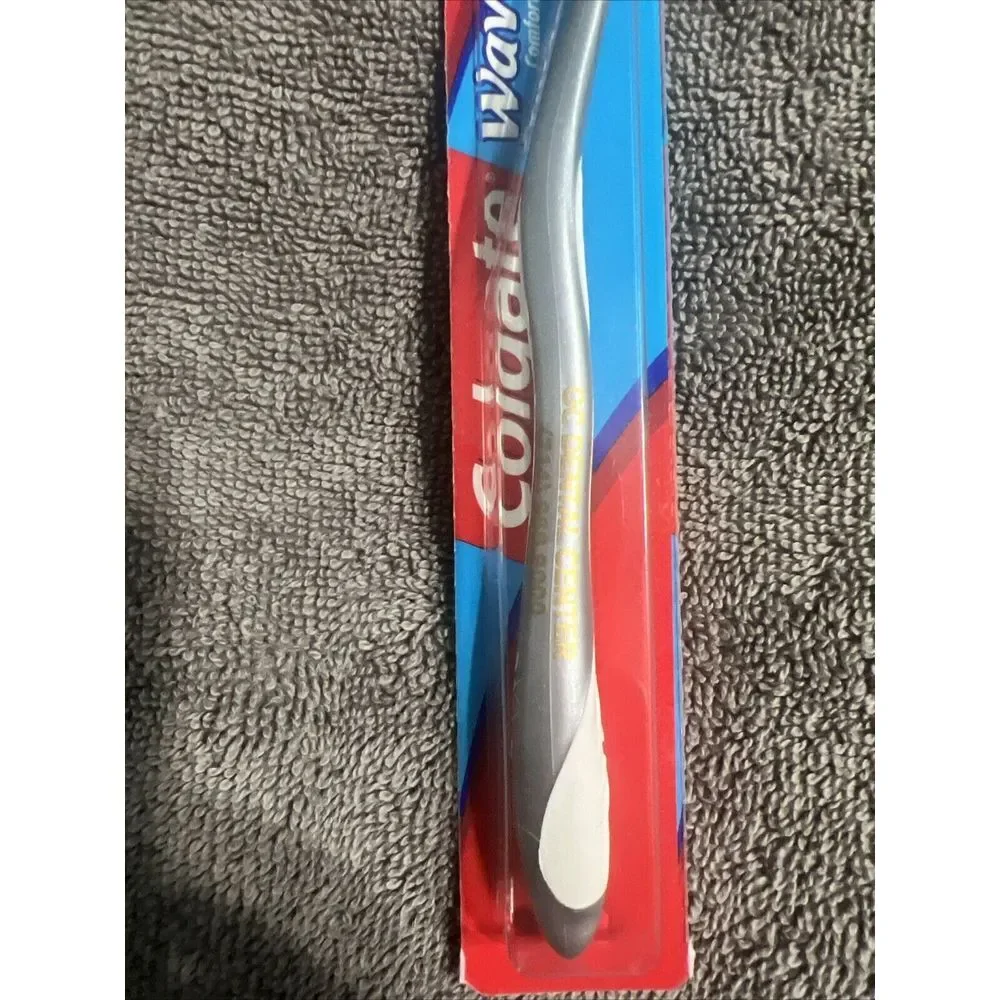 Colgate Wave Toothbrush Soft Compact Head Comfort Fit Curved Bristles Colors NOS